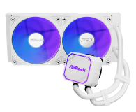 ASRock Pro White 240 ARGB 2x120mm - 1502296 - zdjęcie 2